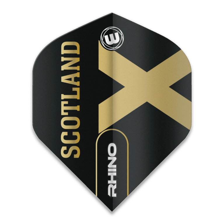 Winmau Rhino Black & Gold Flag - Scotland 6905.202