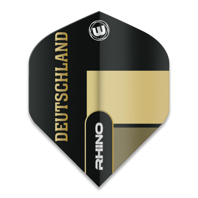 Winmau Rhino Black & Gold Flag - Deutschland 6905.206