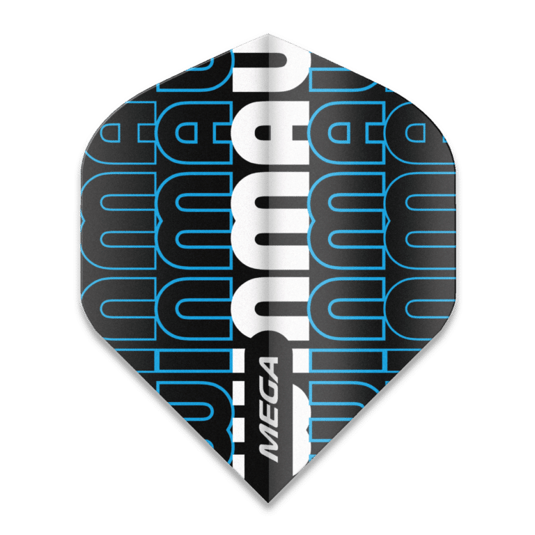 Mega Standard Winmau Logo - Black & Blue 6900-235