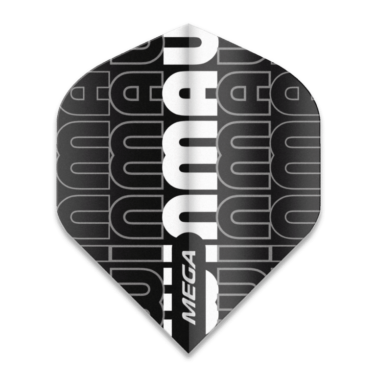 Mega Standard Winmau Logo - Black & Grey 6900-236