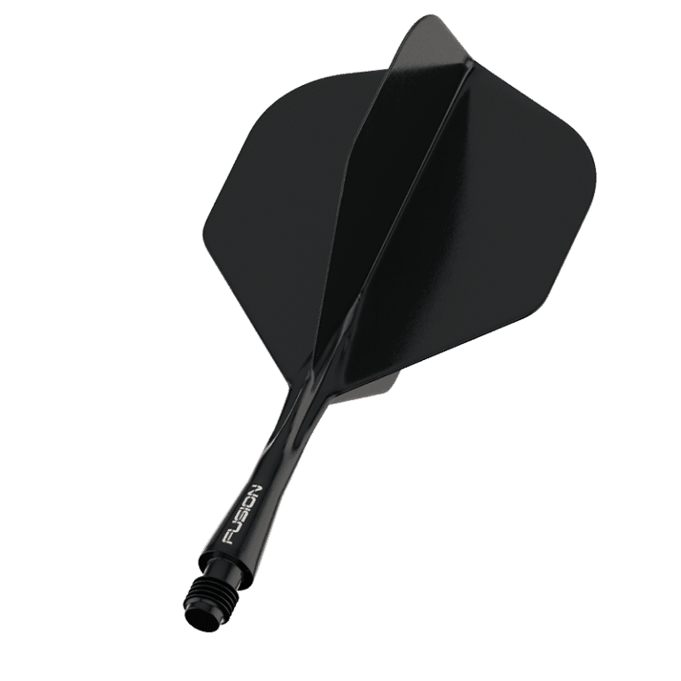 Winmau Fusion Integrated Flight & Shaft Short Black