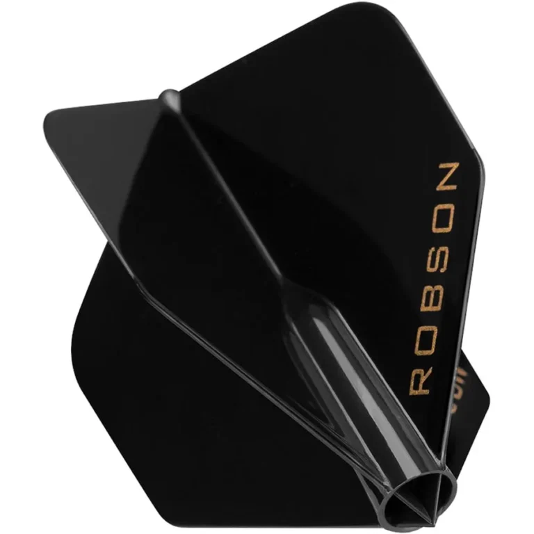 Robson Plus Dart Flights - For all shafts - Std NO2 - Black