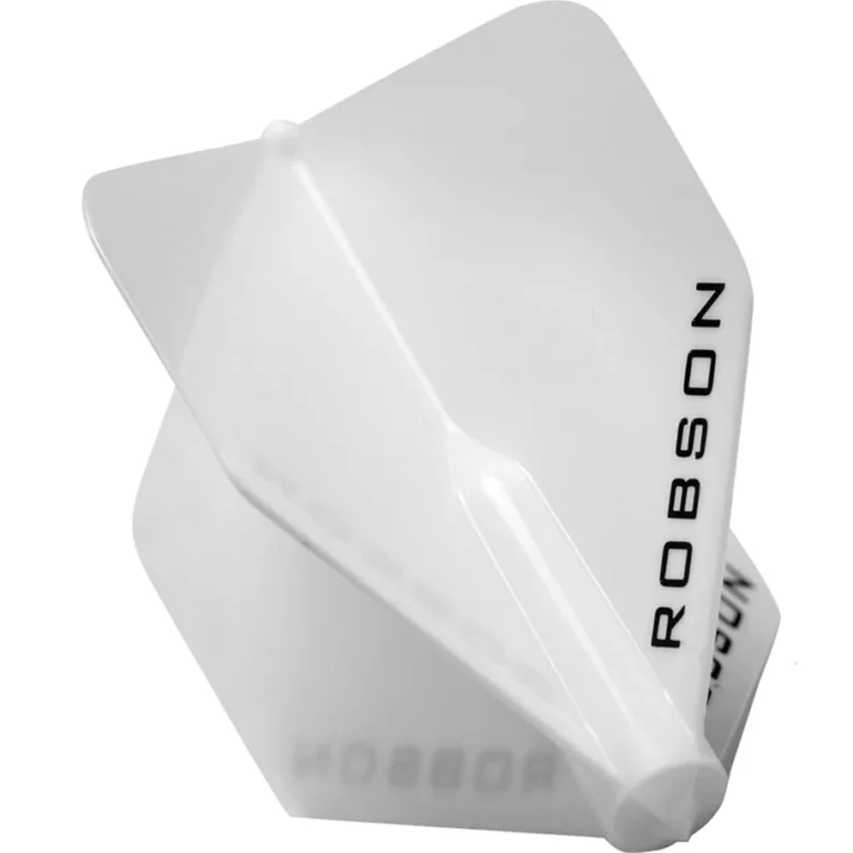 Robson Plus Dart Flights - For all shafts - Std NO2 - White