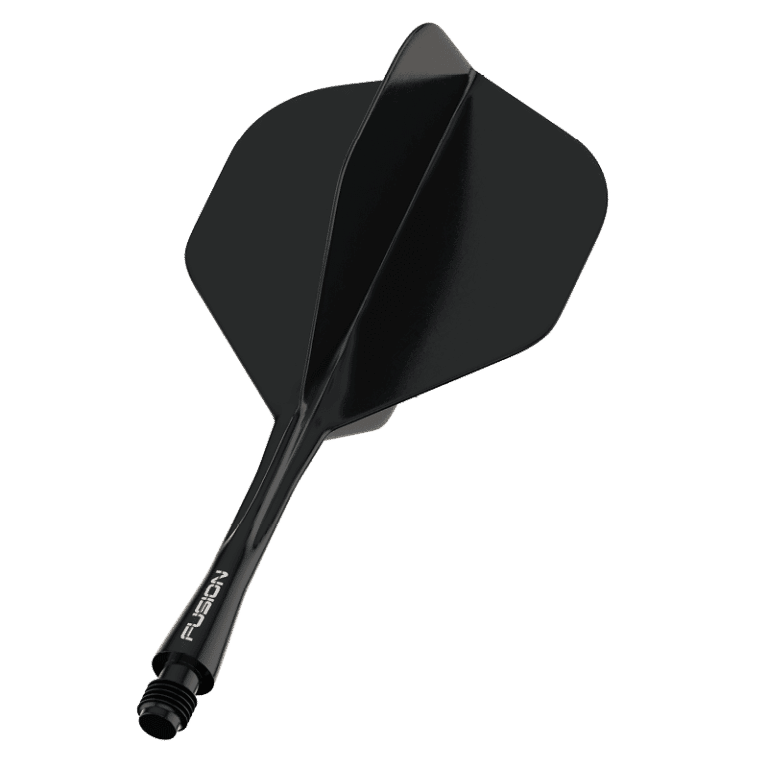 Winmau Fusion Integrated Flight & Shaft Intermediate Black